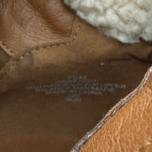 Nine West Boots Women's 7.5M Faux Fur Lined High Heel Lace Up Boots Faux Leather - Picture 9 of 9